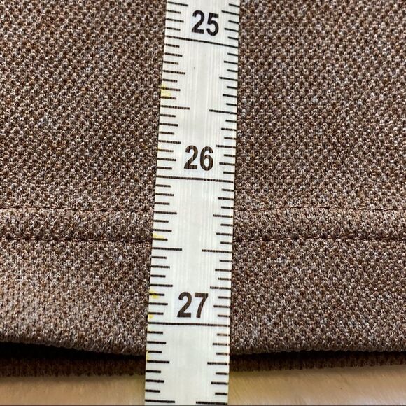 The North Face 1/4 Zip Long Sleeve Shirt Brown Gray - Picture 9 of 10